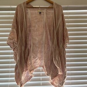 Light pink and White Cardigan